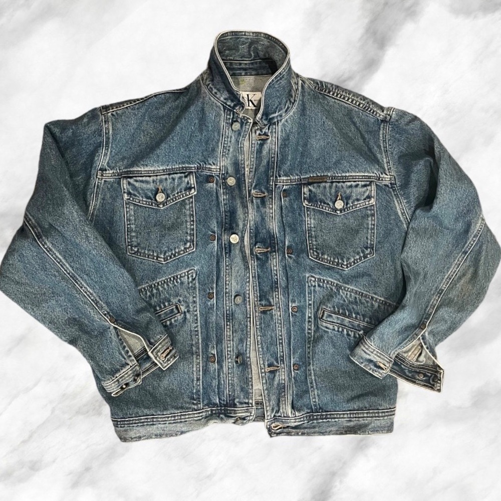 Vintage Y2K Calvin Klein Trucker Jacket
